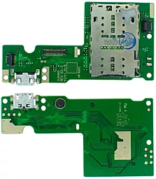 Нижняя плата Lenovo Tab M10 TB-X505 с разъемом зарядки, карты памяти, микрофоном