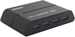 Мультипортовый USB Type-C хаб (концентратор) STLab Gen2 Power Adapter 5W/2A Black (U-1690)