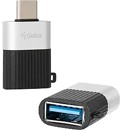 OTG-перехідник Gelius GP-OTG001 USB to Type-C Black