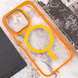 Чехол Epik Iris with MagSafe для Apple iPhone 14 Pro Orange - миниатюра 5 Чехол Epik Iris with MagSafe для Apple iPhone 14 Pro Orange - миниатюра 5