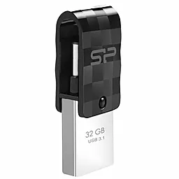 Флешка Silicon Power C31 32GB USB 3.1 / USB Type-C (SP032GBUC3C31V1K) - фото Флешка Silicon Power C31 32GB USB 3.1 / USB Type-C (SP032GBUC3C31V1K)