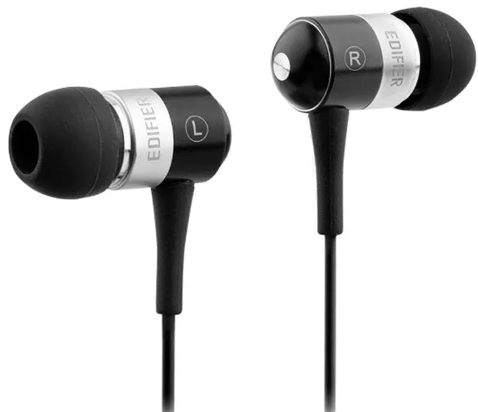 Наушники Edifier BUD280 Black/Silver - фото 1