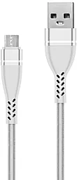 Кабель Walker C580 USB-A - micro USB 12w 2.4a 1м cable White - фото Кабель Walker C580 USB-A - micro USB 12w 2.4a 1м cable White