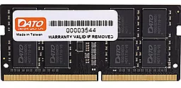 Оперативна пам'ять для ноутбука Dato SO-DIMM DDR4 2666MHz 4GB (DT4G4DSDND26)