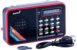 Радіоприймач WSTer WS-958RC+mic Black - мініатюра 2