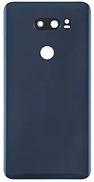 Задняя крышка корпуса LG V30 H930 со стеклом камеры, Original Moroccan Blue - фото Задняя крышка корпуса LG V30 H930 со стеклом камеры, Original Moroccan Blue