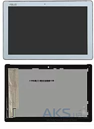 Дисплей для планшету Asus ZenPad 10 Z300M (відстань від фронтальної камери до краю 4mm) + Touchscreen White - фото Дисплей для планшету Asus ZenPad 10 Z300M (відстань від фронтальної камери до краю 4mm) + Touchscreen White