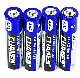 Батарейки Cuanen LR03/AAA Super Heavy Duty 4шт