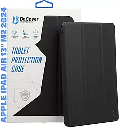 Чехол для планшета BeCover Tri Fold Hard для Apple iPad Air 13" M2 2024, M3 2025 Black (711471) - фото Чехол для планшета BeCover Tri Fold Hard для Apple iPad Air 13" M2 2024, M3 2025 Black (711471)