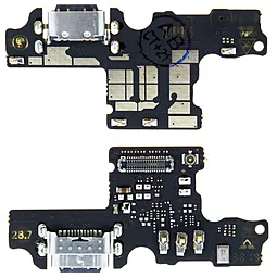 Нижняя плата ZTE Blade 20 Smart (V2050) с разъемом зарядки, микрофоном - фото Нижняя плата ZTE Blade 20 Smart (V2050) с разъемом зарядки, микрофоном