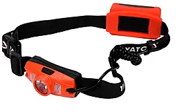 Налобный фонарик Yato YT-08595 (3хAAA) - фото Налобный фонарик Yato YT-08595 (3хAAA)