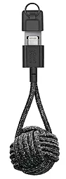 USB Кабель Native Union Key Cable Lightning Cosmos Black (KEY-KV-L-CS-BLK)