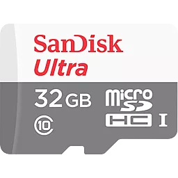 Карта памяти SanDisk microSDHC 32GB Ultra Class 10 UHS-I (SDSQUNB-032G-GN3MN)