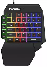 Клавиатура Maxxter KBG-OH-01B-UA Black - фото Клавиатура Maxxter KBG-OH-01B-UA Black