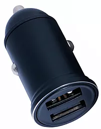 Автомобильное зарядное устройство Veron H-613A 2.4a 2xUSB-A car charger black - фото Автомобильное зарядное устройство Veron H-613A 2.4a 2xUSB-A car charger black