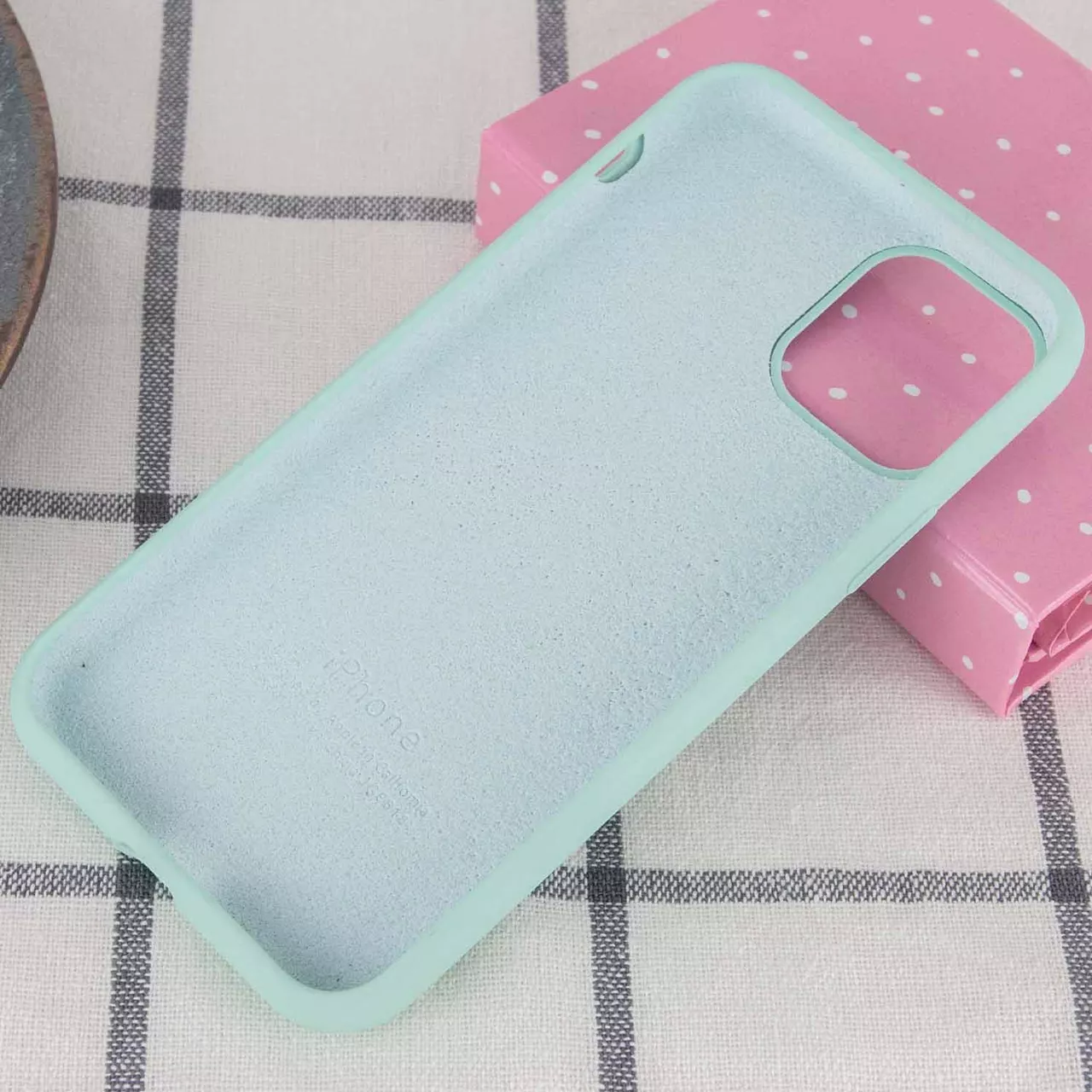 Чехол Silicone Case Full для Apple iPhone 11 Pro Max Turquoise - фото 3