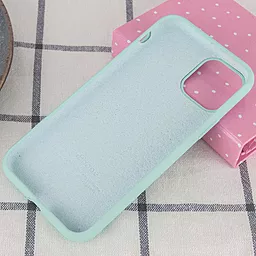 Чехол Silicone Case Full для Apple iPhone 11 Pro Max Turquoise - миниатюра 3 Чехол Silicone Case Full для Apple iPhone 11 Pro Max Turquoise - миниатюра 3