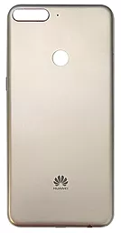 Задняя крышка корпуса Huawei Y7 2018 Original Gold - фото Задняя крышка корпуса Huawei Y7 2018 Original Gold