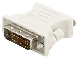 Видеокабель DVI-D (24 + 1) - VGA 720p 60zh white (YT-A-DVI(M) / VGA(F)-G) EasyLife - фото Видеокабель DVI-D (24 + 1) - VGA 720p 60zh white (YT-A-DVI(M) / VGA(F)-G) EasyLife