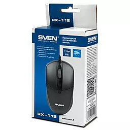 Комп'ютерна мишка Sven RX-112 Black (PS/2) - мініатюра 5