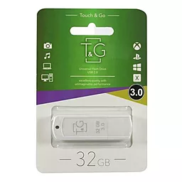 Флешка T&G Classic Series 32GB USB 3.0 (TG011-32GB3WH) White - фото Флешка T&G Classic Series 32GB USB 3.0 (TG011-32GB3WH) White