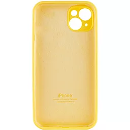 Чехол Silicone Case Full Camera для Apple IPhone 13 Yellow - миниатюра 2