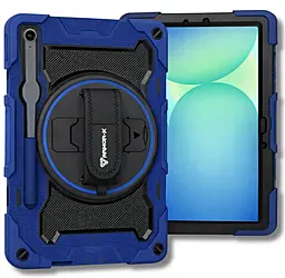 Бронированный чехол Becover Horizontal Handle для Samsung Galaxy Tab S10 FE Plus (SM-X620/SM-X626) 13.1" Deep Blue (714569)