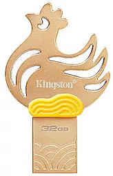 Флешка Kingston 32GB USB 3.1 Rooster Metal Gold (DTCNY17/32GB)