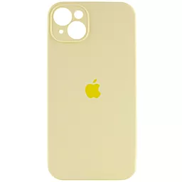 Чохол Silicone Case Full Camera для Apple iPhone 15 Plus mellow yellow