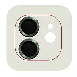 Защитное стекло Epik Metal Classic на камеру для Apple iPhone 12 / 12 mini / 11 Dark Green