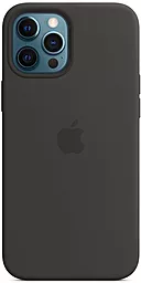 Чохол Apple Silicone Case Full with MagSafe and SplashScreen for Apple iPhone 12, iPhone 12 Pro Black
