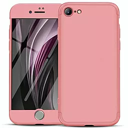 Чехол 1TOUCH GKK LikGus 360 градусов (opp) для Apple iPhone SE (2020) Розовый / Rose gold