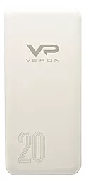 Повербанк Veron D20 20000mAh White - фото Повербанк Veron D20 20000mAh White