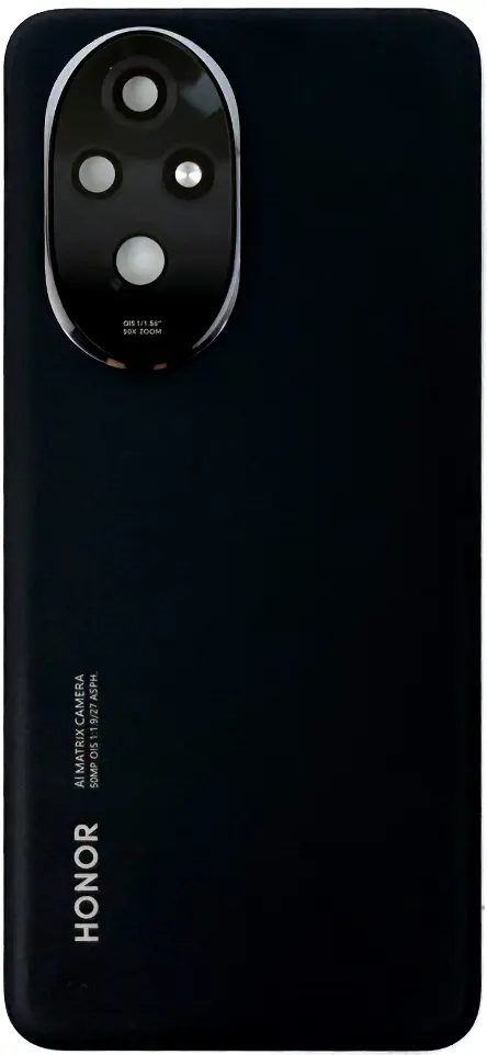 Задняя крышка корпуса Huawei Honor 200 со стеклом камеры, Original Black - фото 1