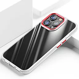 Чохол 1TOUCH Cristal Guard для Apple iPhone 13 Pro Max White-Red - мініатюра 3