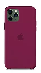 Чехол Apple Silicone Case iPhone 11 Pro Marsala