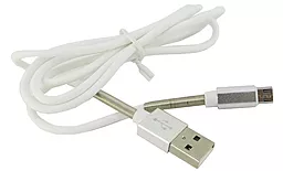 Кабель Walker C720 USB-A - micro USB 12w 2.4a 1м cable White - фото Кабель Walker C720 USB-A - micro USB 12w 2.4a 1м cable White