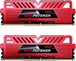 Оперативна пам'ять Geil 16GB (2x8GB) DDR4 3200MHz Evo Potenza Red (GPR416GB3200C16ADC)