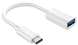 Адаптер-переходник XoKo AC-230 USB to USB Type-C White - фото Адаптер-переходник XoKo AC-230 USB to USB Type-C White