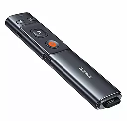 Лазерная указка Baseus Orange Dot Wireless Presenter Green Laser + USB Type-C Cable Gray (WKCD010013) - миниатюра 3