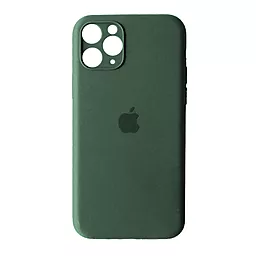 Чохол Silicone Case Full Camera Square для Apple iPhone 11 Pro Pine Green
