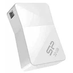 Флешка Silicon Power 32Gb Touch T08 White USB 2.0 (SP032GBUF2T08V1W) - фото Флешка Silicon Power 32Gb Touch T08 White USB 2.0 (SP032GBUF2T08V1W)
