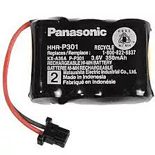 Акумулятор для радіотелефону Panasonic P301 (2) 3.6V 300mAh