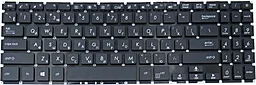 Клавиатура для ноутбука Asus X507, F507, R523, без рамки Black