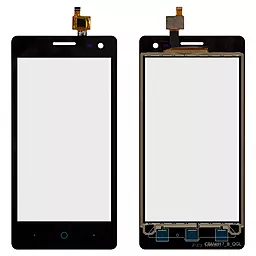 Сенсор (тачскрин) ZTE Blade GF3 Black - фото Сенсор (тачскрин) ZTE Blade GF3 Black