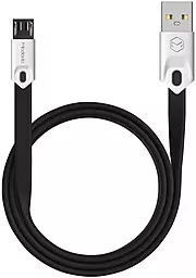 Кабель McDodo Gorgeous USB-A - micro USB 10.5w 1м cable Black (CA-0833) - фото Кабель McDodo Gorgeous USB-A - micro USB 10.5w 1м cable Black (CA-0833)