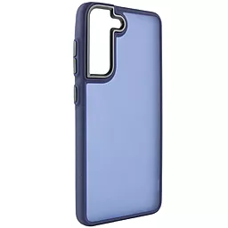 Чохол Epik Lyon Frosted для Samsung Galaxy S21 FE Navy Blue