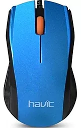 Компьютерная мышка Havit HV-MS689 USB (RL063914) Blue - фото Компьютерная мышка Havit HV-MS689 USB (RL063914) Blue