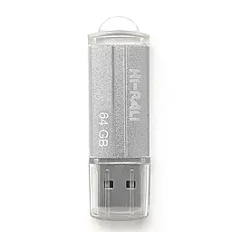 Флешка Hi-Rali Corsair series 64GB USB 3.0 (HI-64GB3CORSL) Silver - фото Флешка Hi-Rali Corsair series 64GB USB 3.0 (HI-64GB3CORSL) Silver
