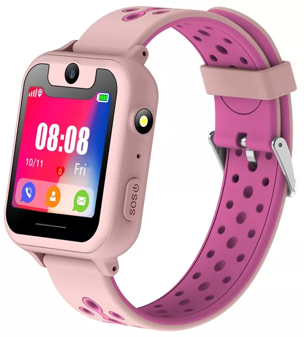 Смарт-часы Smart Baby MT-02 GPS-Tracking Pink - фото 1